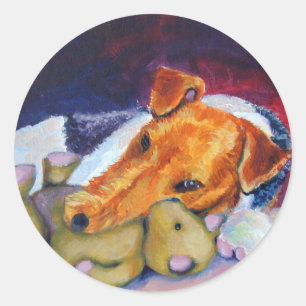 Stickers Wire Fox Terrier