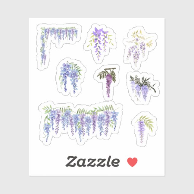 Stickers Wisteria (Feuille)
