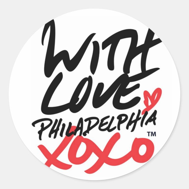 Stickers 'With Love' (Devant)