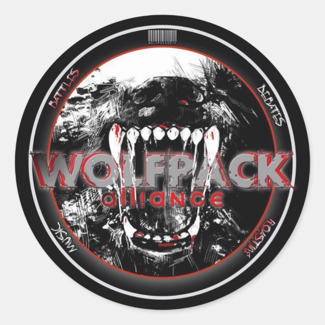 Stickers WolfPack (Devant)