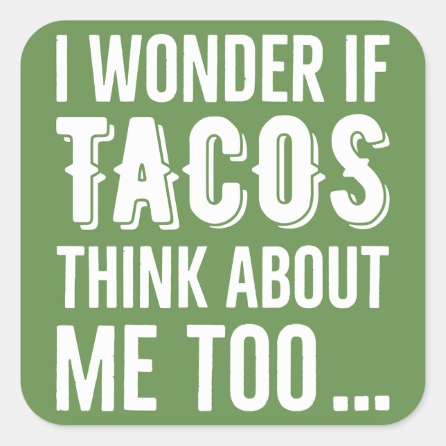 Stickers Wonder Tacos Thpense (Devant)