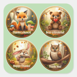 Stickers Woodland Friends - Mignonne Forest Animal
