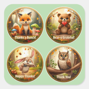 Stickers Woodland Friends - Mignonne Forest Animal