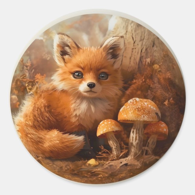 Stickers Woodland Friends - Mignonne Forest Animal (Devant)
