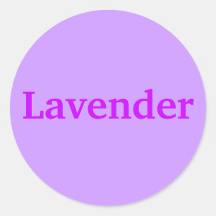 Stickers Word couleur lavande