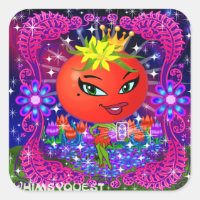 Stickers WQ Saucy Tomato "Say Cheese"