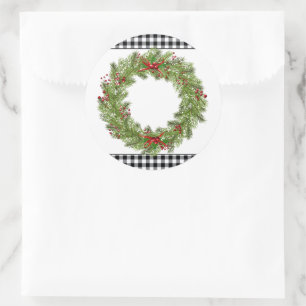Stickers Wreath Holiday