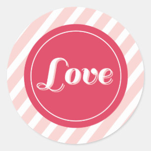 Stickers XOXO Love & Kisses Valentine Party 3 pouc