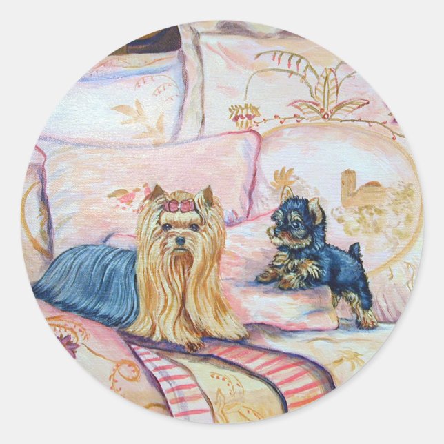 Stickers Yorkshire Terrier (Devant)