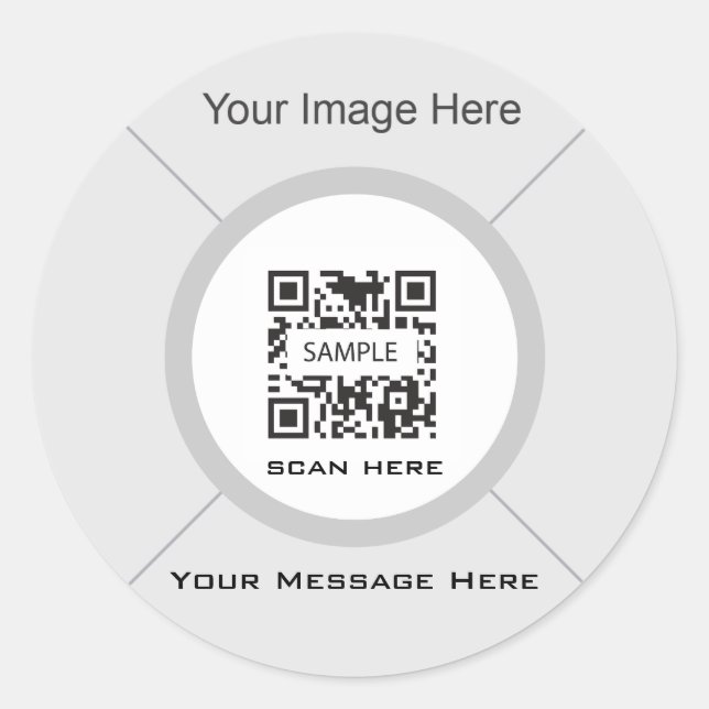Stickervorlage Allgemein 2 Runder Aufkleber (Vorderseite)