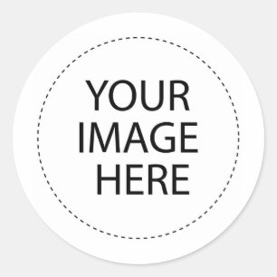 Stickervorlage Runder Aufkleber