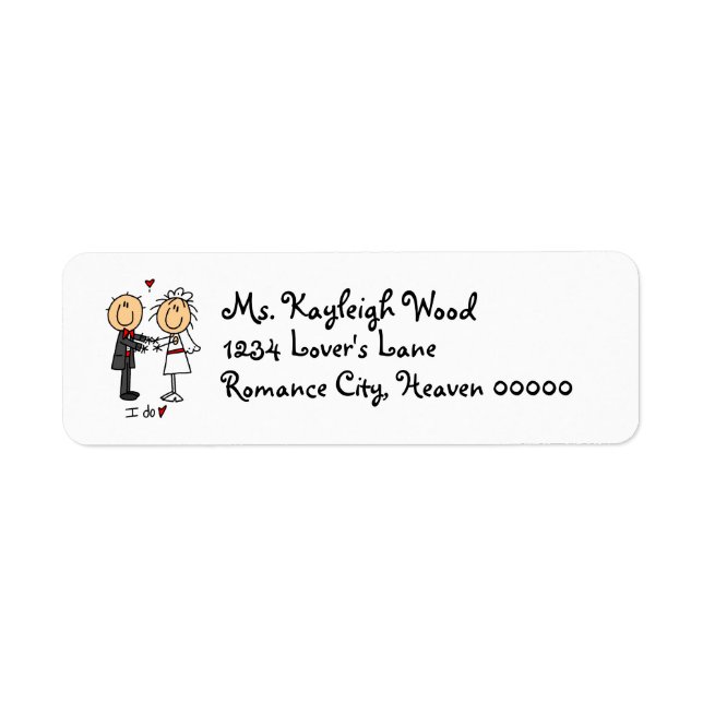 Stickfigur Bride & Groom (Vorne)