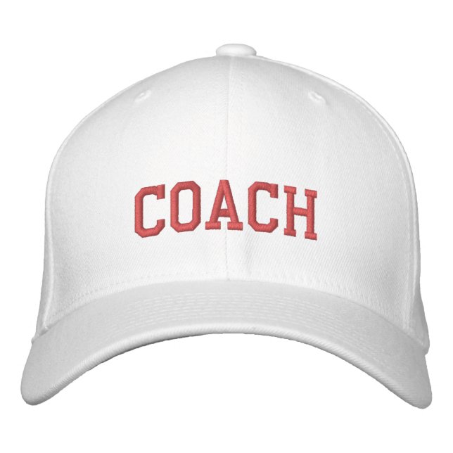 StickHat - COACH Bestickte Baseballkappe (Vorderseite)
