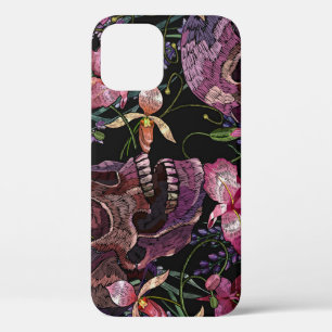 Stickiger Schädel: gotisch-orchid Muster Case-Mate iPhone Hülle