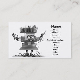 Stickkarte Visitenkarte