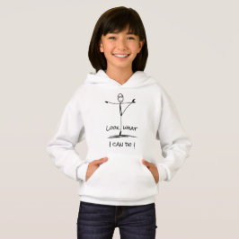 Stickman"Look was ich kann" niedliches Ballet Hoodie