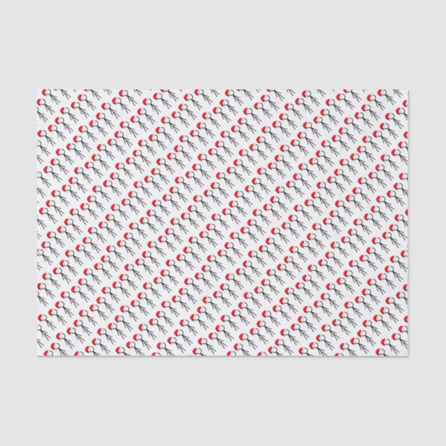 Stickman Santa Tissue Paper Seidenpapier (Vorderseite)