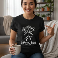 Stickman-Schmerz-Witz-T-Shirt | Au Au Au Lustig