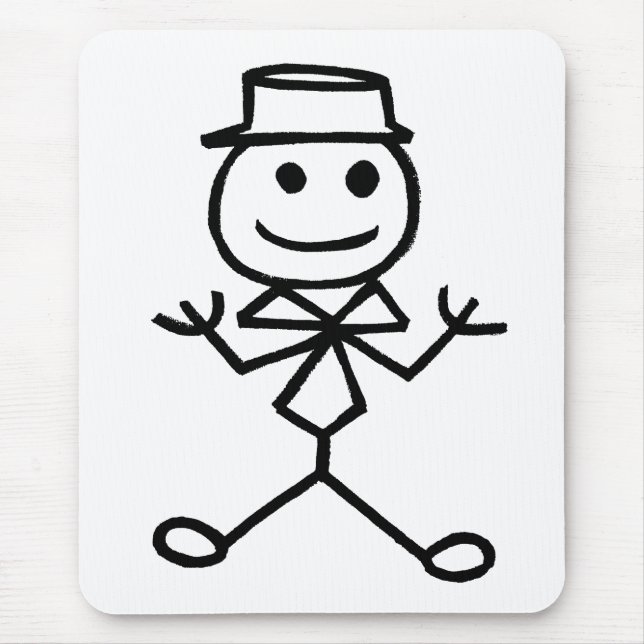 Stickman Showman Mousepad (Vorne)