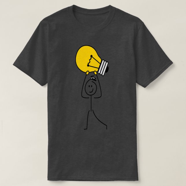 Stickman-Strichmännchen T-Shirt (Design vorne)