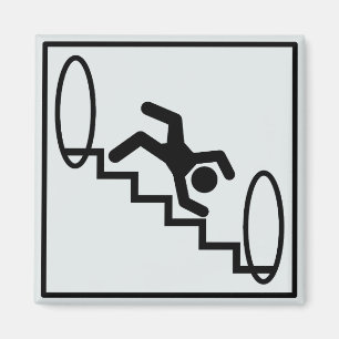 Stickman Treppe - Gefahr Magnet
