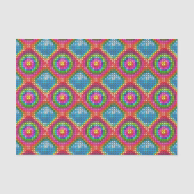 Stickmuster Seidenpapier (Vorderseite)