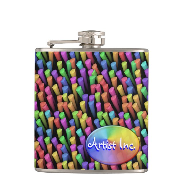 Sticks 1 Wrapped Flask Flachmann (Vorderseite)