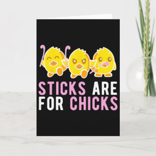 Sticks For Chicks Feldhockey-Spielerin Feldhockey Karte