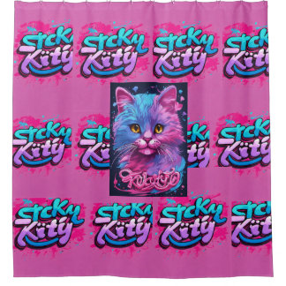 Sticky kitne duschvorhang