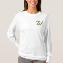 Sticky Monogram Letter W Initial
