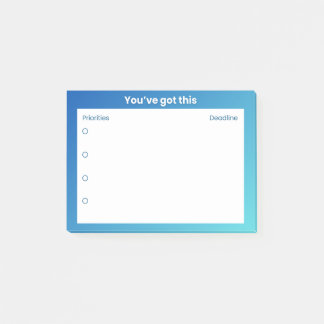 Sticky Note Planer – Prioritäten- und Fristenlayou Post-it Klebezettel