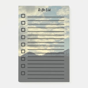 Sticky Notes Modern Mountain Landschaft Post-it Klebezettel