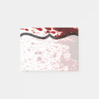 Sticky Notes Spritzer Blut Vampire Gothic