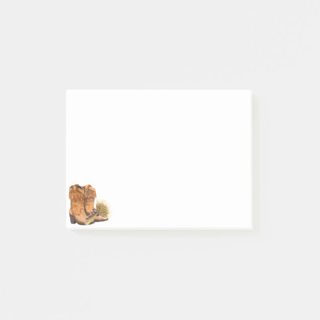Sticky Notes Summer Country Wedding Rustic Waterco Post-it Klebezettel (Vorderseite)