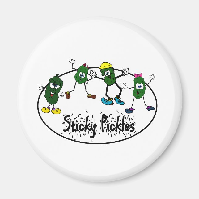 Sticky-Pickle-Logo Magnet (Vorne)