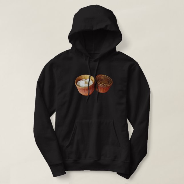 Sticky Rice [Khao Niao] Thai Lao Food Hoodie (Design vorne)