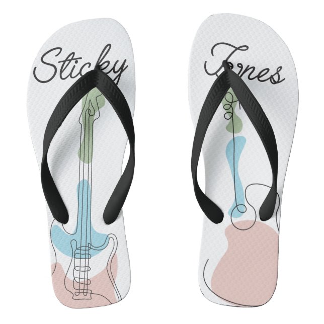 Sticky Tunes | Flip-Flops | "Let Music Speak" Flip Flops (Fußbett)