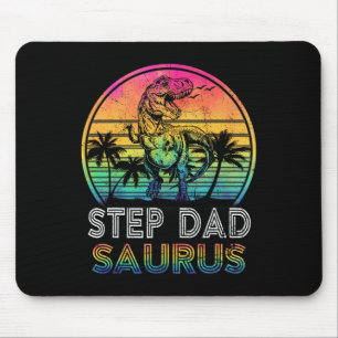 Stief-Dadsaurus Dinosaur Stiefvater Saurus Familie Mousepad