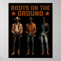 Stiefel Am Boden Western Rodeo Schwarze Cowboys Sq