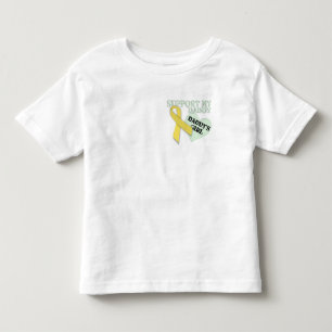 Stiefel auf Boden Daddys Mädchen Kleinkind T-shirt