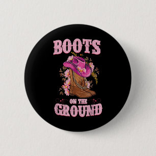 Stiefel auf dem Boden Boot Cowboy Western Cowgirl Button