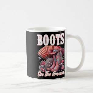 Stiefel auf dem Bodner Cowboy Western Cowgirl Ich Kaffeetasse
