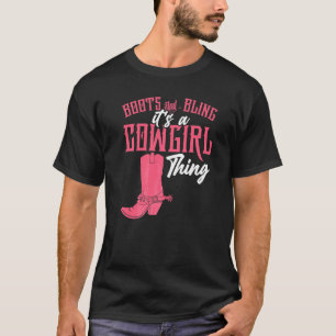 Stiefel Bling Cowgirl T-Shirt