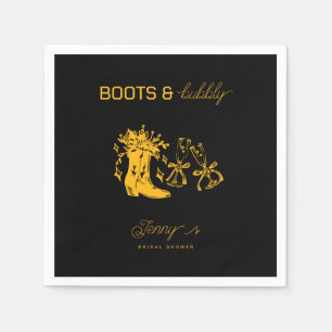 Stiefel & Brautparty Serviette