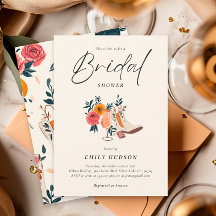 Stiefel & Bubbly Western Brautparty