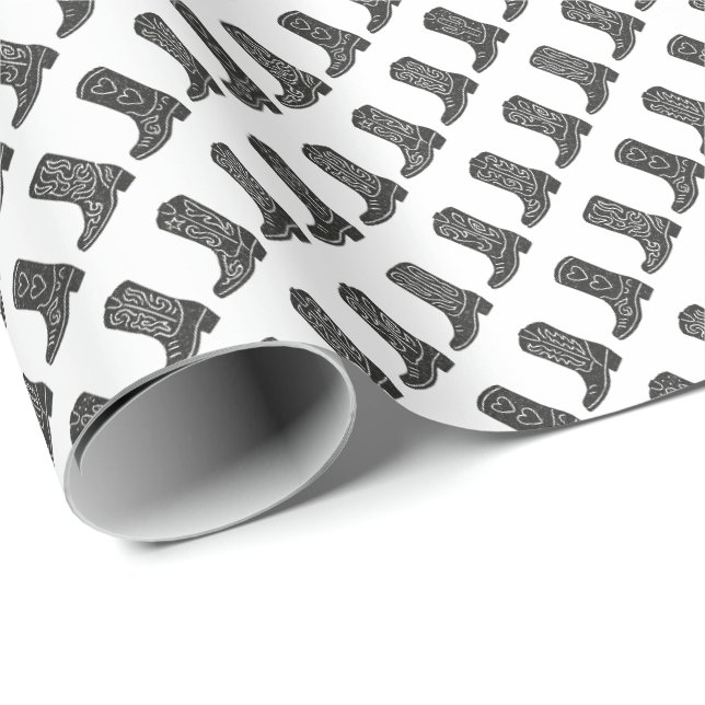 Stiefel Geschenkpapier (Rolleneckpunkt)