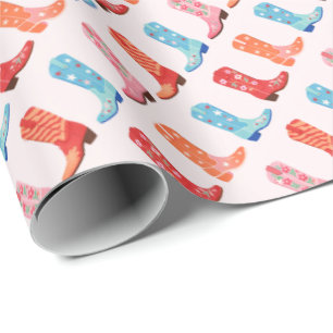 Stiefel Geschenkpapier