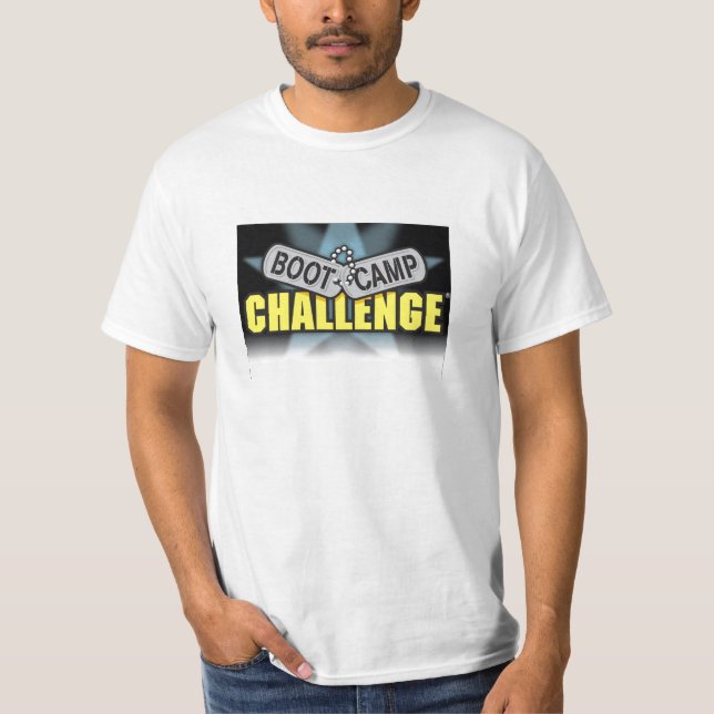 Stiefel-Lager-Herausforderungs-schlichter T - T-Shirt (Vorderseite)