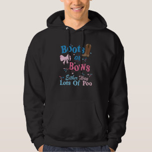 Stiefel oder Bogen auf beide Weise viele Hinweise Hoodie