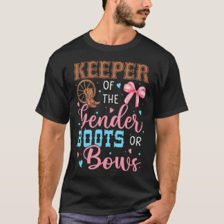 Stiefel oder Bogen — Funny Keeper (engl. Gender Ba T-Shirt